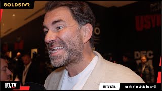 EDDIE HEARN BRUTALLY HONEST, REACTS TO TYSON FURY UNANIMOUS DECISION DEFEAT TO OLEKSANDR USYK