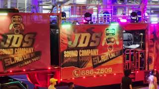 JDS Sound Company Truck #1 FIRST JAM 2023 kickoff as patrons continue to enter t
