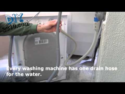 How to install a new washing machine How to install a new washing machine