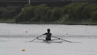 2022お花見レガッタ M1x 平山 予選ゴール