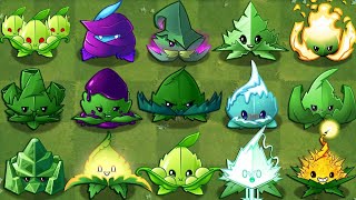 Tournament All Mint Plants - Who Will Win? - PvZ 2 Plant vs Plant