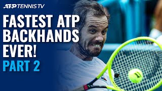 Fastest EVER ATP Backhands: Part 2 ⚡️