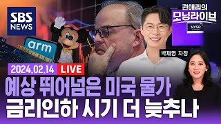 [LIVE] 인플레이션은 생각보다 더 강했다...금리 급등 주가 급락 (ft. 박제영 한국투자증권 차장) /SBS/권애리의 모닝라이브/경제자유살롱