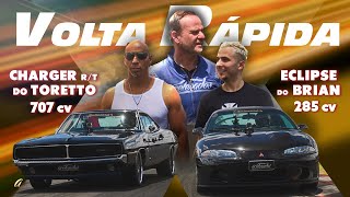 ECLIPSE DO BRIAN X DODGE DO TORETTO NA VOLTA RÁPIDA! Rubinho Acelera os carros do Velozes e Furiosos