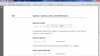 CS47: Lecture 11, Part 3 (MIPS Branch Instructions)