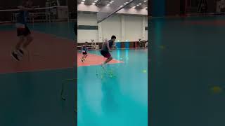 badminton speed drill