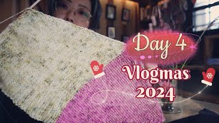 Vlogmas DAY4🎄本棚の整理と「あじまん🐙たこぽん」🎄ヤーンアドベントカレンダー開封｜フクロウのかまど