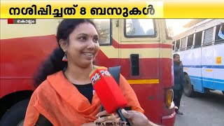 KSRTC ബസുകളിലെ വയറിങ് നശിപ്പിച്ച നിലയിൽ, പണിമുടക്കിന്റെ മറവിൽ അതിക്രമം