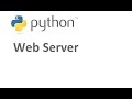 How to make python 3.4 a webserver on Windows