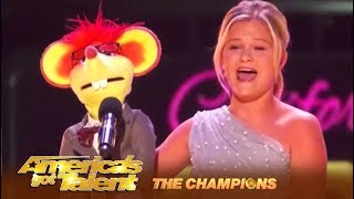 Darci Lynne: AGT Winner's FIGHTS For The World Title is WOW! | America's Got Talent: Champions
