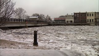 Ice jam forces evacuations in Michigan