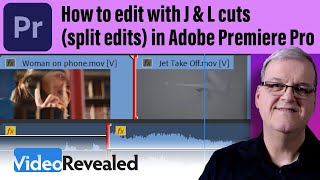 How to edit with J & L cuts (split edits) in Adobe Premiere Pro