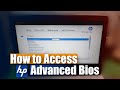 How to Access Advanced BIOS Settings on Your HP Computer | Advance Bios Settings hp