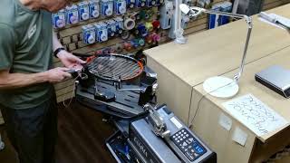 Time Lapse: How to String a Dunlop 300G Tennis Racquet (Dobson)