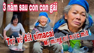 @VungTroiTayBac92 con gái đến thăm mẹ dơ mừng rơi nước mắt