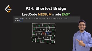 934. Shortest Bridge | Graphs | LeetCode Daily Challenge