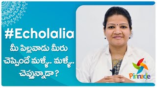 #Echolalia - మీ పిల్లవాడు మీరు చెప్పిందే మళ్ళీ మళ్ళీ చెప్తున్నాడా..? | Pinnacle Blooms Network