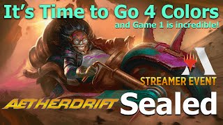 4 Color build Aetherdrift Sealed | MTGA Early Access Streamer Event