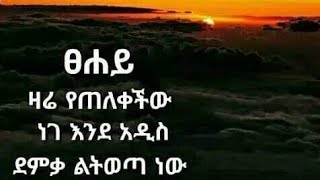 ፀሐይ ዛሬ የጠለቀችው ነገእንደ አዲስ ደምቃልትወጣ ነወ