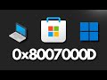 Microsoft Store Error Code 0x8007000D Something Happened on Our End On Windows 11 PC FIX✅