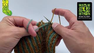 Blip-Free Left-Leaning Crossed Double Decrease in Double-Knitted Brioche — A Sockmatician Tutorial