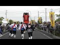 第６回武豊ふれあい山車まつり　小迎組鳳凰車（町民会館曳き出し）