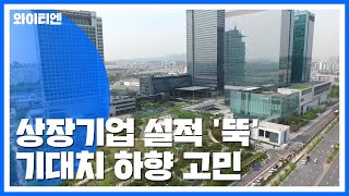 상장기업 1분기 실적 '뚝'...기대치 하향 고민 / YTN