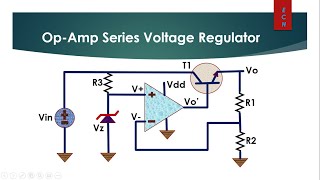 Op-Amp Series Voltage Regulator Design