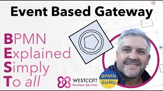 BPMN Tutorial - Event Based Exclusive Gateway w Message & Timer Event. Process Mapping Modelling