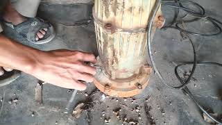 ម៉ូទ័របូមទឹកក្នុងសំរាម dirty motor pump