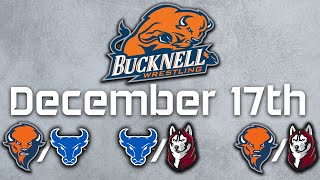 Bucknell Wrestling Welcomes University at Buffalo and Bloomsburg University to Davis Gym (12/17/23)