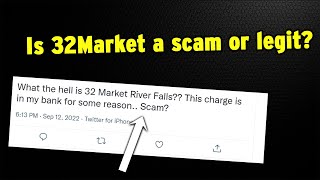 32 Market River Falls WI charge on credit card - is it a fraud or legit transaction?