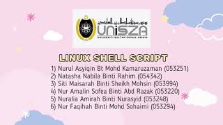LINUX SHELL SCRIPT Group Lab Assignment ( ITD11803 ) OPERATING SYSTEM