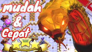 Cara cepat dan mudah tantangan ular || Clash of Clans || Snake Barrel