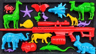 Membersihkan Shotgun, Sniper Rifle, Sapi, Bebek, Angsa, Singa, Gajah, Jerapah, Kelinci, Lobster.