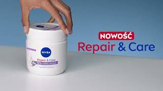 Nowość NIVEA Krem nawilżająco-ochronny do skóry wrażliwej | Repair \u0026 Care