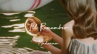 [洋楽] I'll Remember - Madonna [和訳]