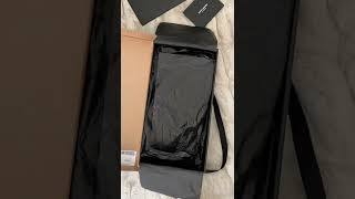 Unboxing YSL black Espadrilles