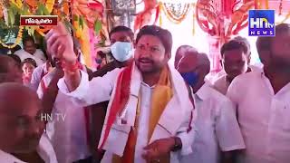 అచ్చమ్మ పేరంటాలమ్మ ఉత్సవాలను ప్రారంభించిన ఎమ్మెల్యే అబ్బయ్య చౌదరి