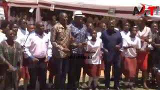 WATCH KALONZO MUSYOKA,EUGENE WAMALWA AND HIS TROOPS SHOWING THEIR DANCE MOVES!!