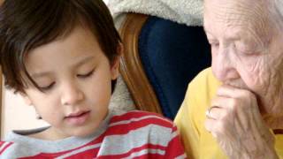 Patrick Reading to Grandma 001