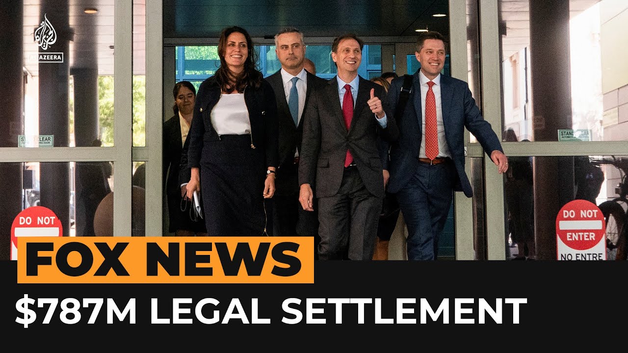 Fox News Settles Dominion Defamation Case For $787m | Al Jazeera ...