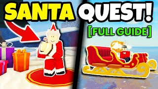 FULL GUIDE To COMPLETE SANTAS QUEST In FISCH Roblox!