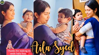 Alya Manasa மகளுடன் கொஞ்சி விளையாடும் Kaatrin Mozhi Kanmani - Cute Video | Aila Syed,Sanjeev