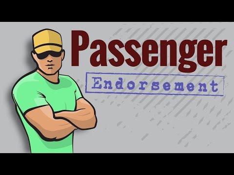 CDL Permit: PASSENGER Endorsement CDL Permit: PASSENGER Endorsement