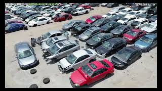 old ABC 4K Drone Inventory @60FPS 6/1/24 Used Auto Parts Orlando FL UAPFL Cars Trucks Vans ENGINES