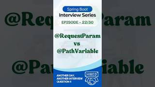 @PathVariable vs @RequestParam in Spring Boot | Quick Guide #shorts