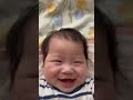 【生後6ヶ月22日】パパと遊んで爆笑するむぎちゃん baby 赤ちゃん 生後6か月 toddler eating asmr cute japan yt cc=on