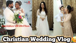 Our First Christian Wedding Experience🤩|My Sister-in-law's Friend Wedding🥳|Attending for The First⏲️