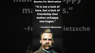 Friedrich Nietzsche || Quotes For Motivation  #shorts #quotes #motivation
